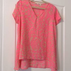 Buddylove Avril pink leopard top